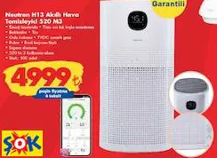 NEUTRON H13 AKILLI HAVA TEMİZLEYİCİ 520 M3
